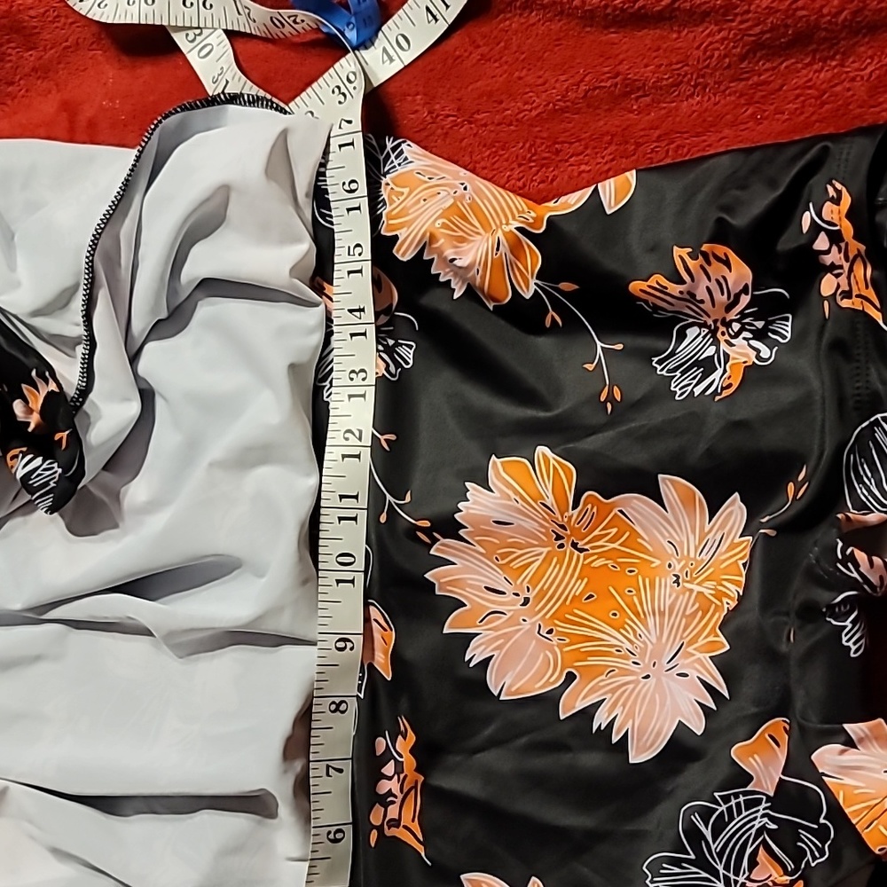 NWT Ruched Tummy Control Comfy Strap Boy Short Swim Dress Tankini Bathing Suit - Picture 9 of 14